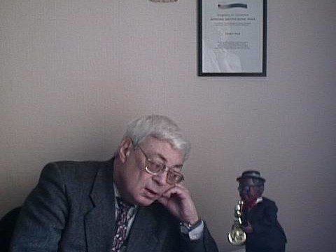 Борис Павлович в кабинете